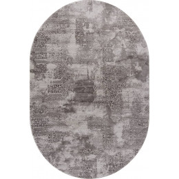 Ковер LUCCI ( ЛЮССИ ) P1157 - L.GRAY / L.GRAY ( Овал )
