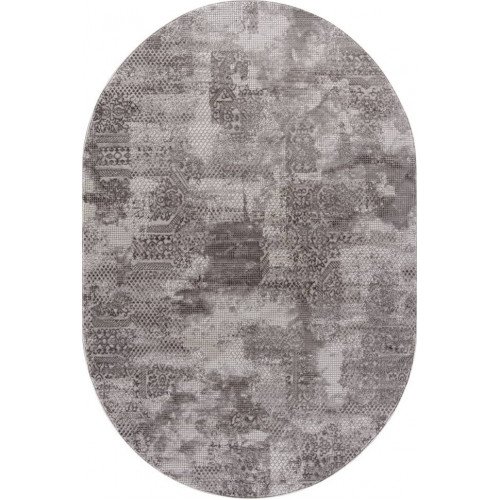 Ковер LUCCI ( ЛЮССИ ) P1157 - L.GRAY / L.GRAY ( Овал )
