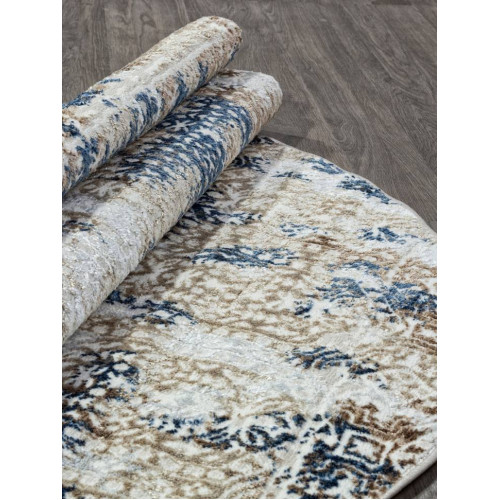 Ковер ANTEP ( АНТЕП ) O1699 - 630 CREAM / BLUE ( Овал ) 