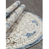 Ковер ANTEP ( АНТЕП ) O1701 - 630 CREAM / BLUE ( Овал )  