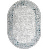 Ковер PALERMO ( ПАЛЕРМО ) F292 - GRAY ( Овал )  