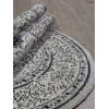 Ковер PALERMO ( ПАЛЕРМО ) F294 - DARK GRAY ( Овал )  