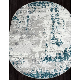 Ковер PALERMO ( ПАЛЕРМО ) F282 - GRAY ( Овал ) 