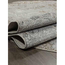 Ковер PALERMO ( ПАЛЕРМО ) F281 - GRAY - GREEN ( Овал )