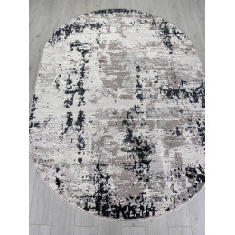 Ковер PALERMO ( ПАЛЕРМО ) F282 - DARK GRAY ( Овал )