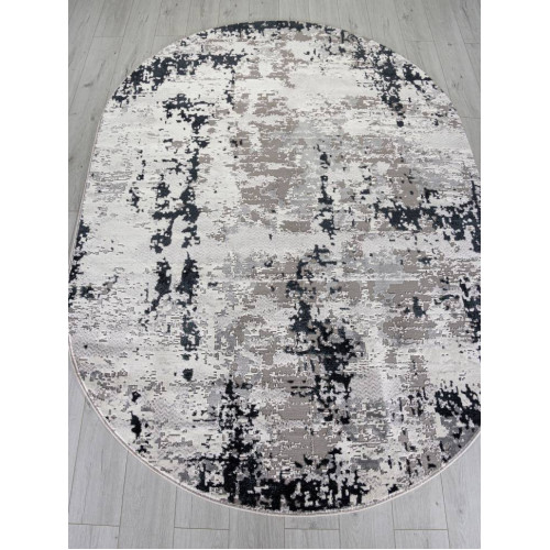 Ковер PALERMO ( ПАЛЕРМО ) F282 - DARK GRAY ( Овал )