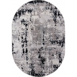 Ковер PALERMO ( ПАЛЕРМО ) F282 - DARK GRAY ( Овал )