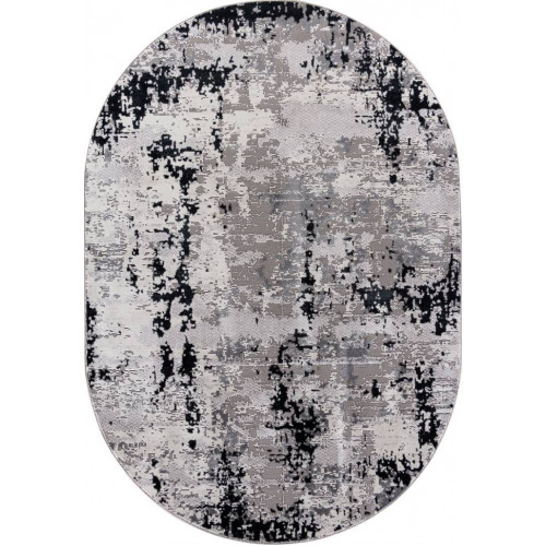 Ковер PALERMO ( ПАЛЕРМО ) F282 - DARK GRAY ( Овал )