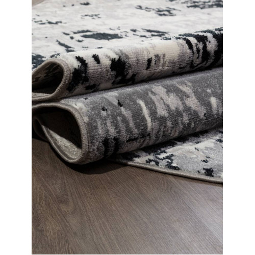 Ковер PALERMO ( ПАЛЕРМО ) F284 - DARK GRAY ( Овал )