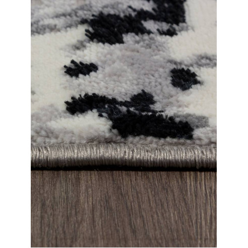 Ковер PALERMO ( ПАЛЕРМО ) F284 - DARK GRAY ( Овал )