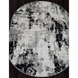 Ковер PALERMO ( ПАЛЕРМО ) F285 - DARK GRAY ( Овал ) 