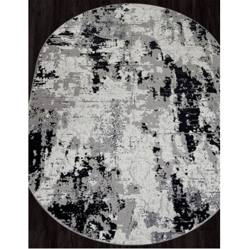 Ковер PALERMO ( ПАЛЕРМО ) F285 - DARK GRAY ( Овал ) 