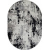 Ковер PALERMO ( ПАЛЕРМО ) F285 - DARK GRAY ( Овал ) 
