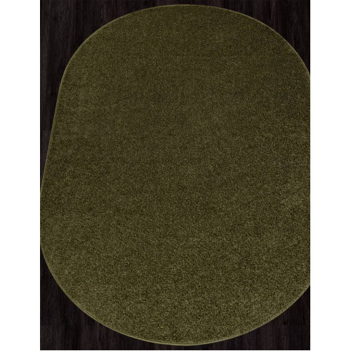 Ковер LANA ( ЛАНА ) T600 - GREEN ( Овал )    