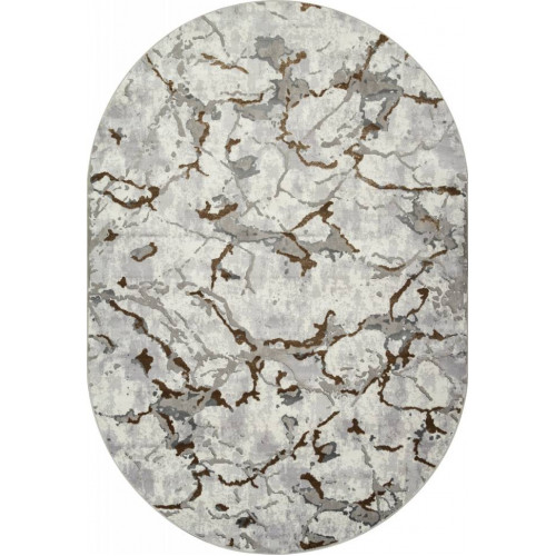 Ковер PALERMO ( ПАЛЕРМО ) F289 - GRAY-GREEN ( Овал )