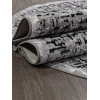 Ковер PALERMO ( ПАЛЕРМО ) F292 - DARK GRAY ( Овал ) 