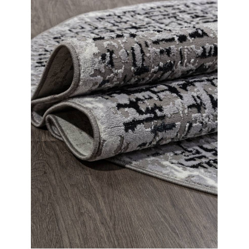 Ковер PALERMO ( ПАЛЕРМО ) F292 - DARK GRAY ( Овал ) 