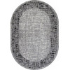 Ковер PALERMO ( ПАЛЕРМО ) F292 - DARK GRAY ( Овал ) 
