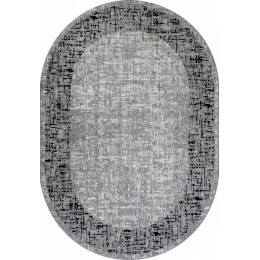 Ковер PALERMO ( ПАЛЕРМО ) F292 - DARK GRAY ( Овал ) 