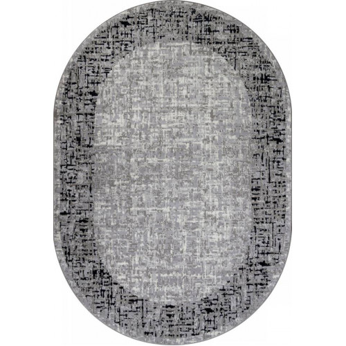 Ковер PALERMO ( ПАЛЕРМО ) F292 - DARK GRAY ( Овал ) 