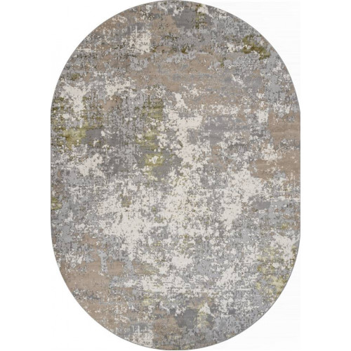 Ковер LIMAN ( ЛИМАН ) F163 - CREAM-GREEN ( Овал )