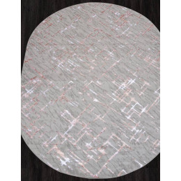 Ковер LIMAN ( ЛИМАН ) F164 - GRAY-PINK ( Овал )    