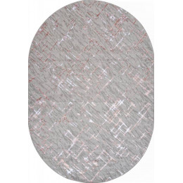 Ковер LIMAN ( ЛИМАН ) F164 - GRAY-PINK ( Овал )    
