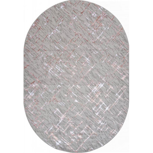 Ковер LIMAN ( ЛИМАН ) F164 - GRAY-PINK ( Овал )    