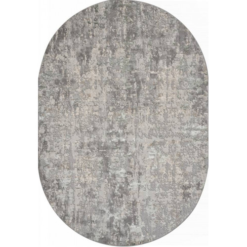 Ковер LIMAN ( ЛИМАН ) F165 - CREAM-BLUE ( Овал )   