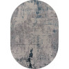 Ковер LIMAN ( ЛИМАН ) F169 - CREAM-D. BLUE ( Овал )