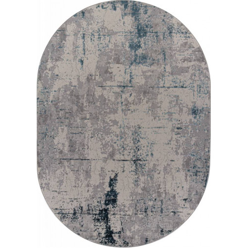 Ковер LIMAN ( ЛИМАН ) F169 - CREAM-D. BLUE ( Овал )