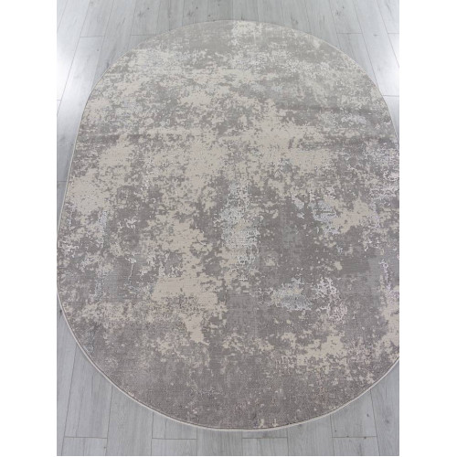 Ковер LIMAN ( ЛИМАН ) F477 - GRAY-BEIGE ( Овал )