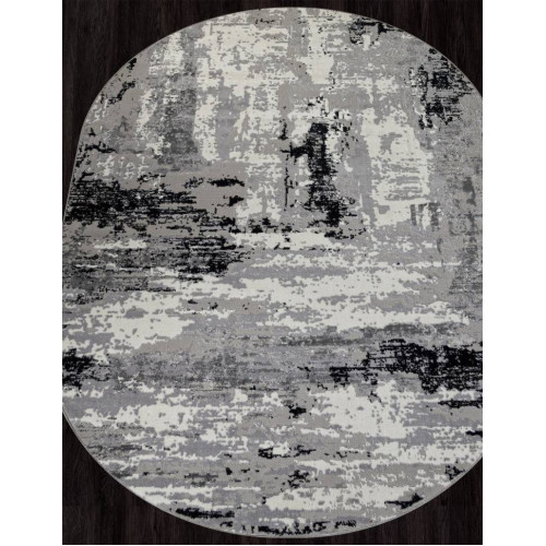 Ковер PALERMO ( ПАЛЕРМО ) F279 - DARK GRAY ( Овал )