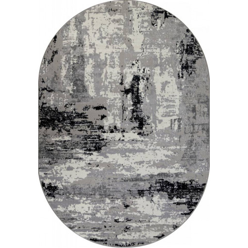 Ковер PALERMO ( ПАЛЕРМО ) F279 - DARK GRAY ( Овал )