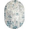 Ковер PALERMO ( ПАЛЕРМО ) F283 - GRAY ( Овал )