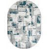 Ковер PALERMO ( ПАЛЕРМО ) F288 - GRAY ( Овал )
