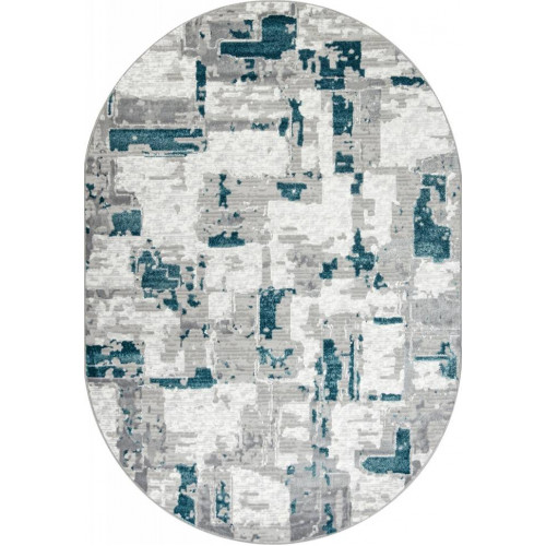 Ковер PALERMO ( ПАЛЕРМО ) F288 - GRAY ( Овал )