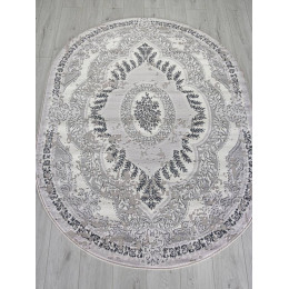 Ковер PALERMO ( ПАЛЕРМО ) F290 - DARK GRAY ( Овал )