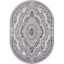 Ковер PALERMO ( ПАЛЕРМО ) F290 - DARK GRAY ( Овал )