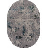 Ковер LIMAN ( ЛИМАН ) F477 - GRAY-BLUE ( Овал ) 