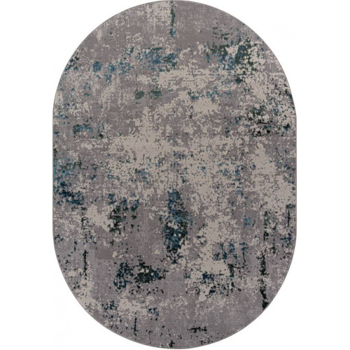 Ковер LIMAN ( ЛИМАН ) F477 - GRAY-BLUE ( Овал ) 