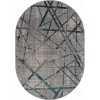 Ковер LIMAN ( ЛИМАН ) F478 - GRAY-BLUE ( Овал )