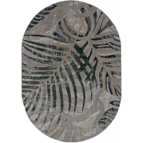 Ковер LIMAN ( ЛИМАН ) F479 - GRAY-GREEN ( Овал )