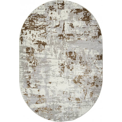 Ковер PALERMO ( ПАЛЕРМО ) F284 - GRAY-GREEN ( Овал ) 
