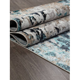 Ковер PARADIZE ( ПАРАДИЗ ) 01634A - GREY / TURQUOISE