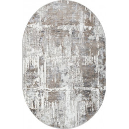 Ковер PARADIZE ( ПАРАДИЗ ) 06735B - CREAM HB / GREY ( Овал )
