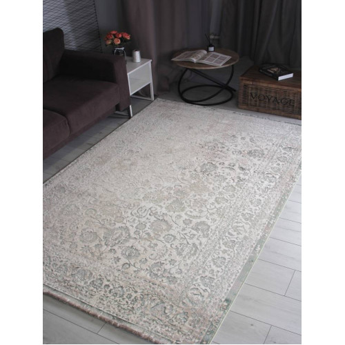 Ковер LILY ( ЛИЛИ ) 8504A - S.WHITE / P.GREEN