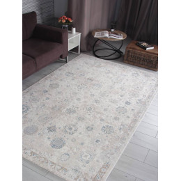 Ковер LILY ( ЛИЛИ ) 9312A - S.WHITE / P.BLUE