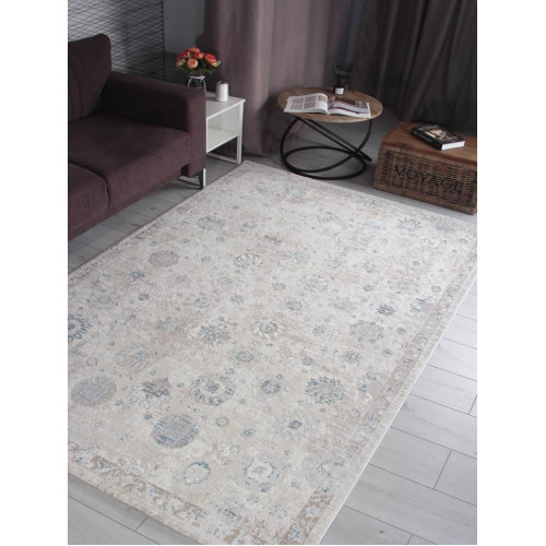 Ковер LILY ( ЛИЛИ ) 9312A - S.WHITE / P.BLUE