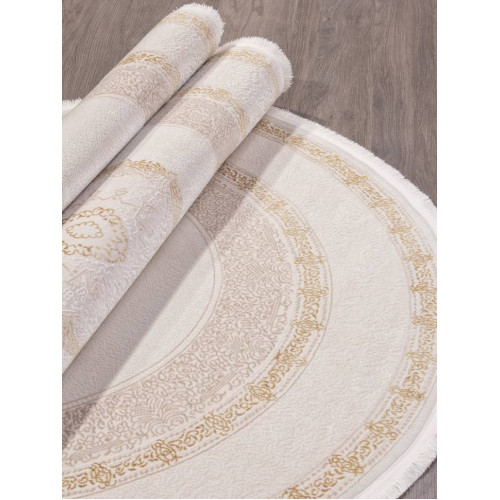 Ковер LISSABON ( ЛИССАБОН ) SI026A - BROWN / BROWN ( Овал )  